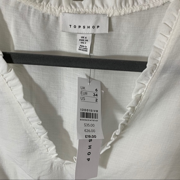 Topshop White Top - Picture 3 of 3